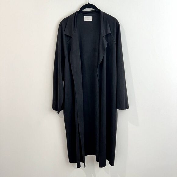 Modern Citizen Faux Suede Duster Open Jacket Cardigan Medium - Picture 1 of 7